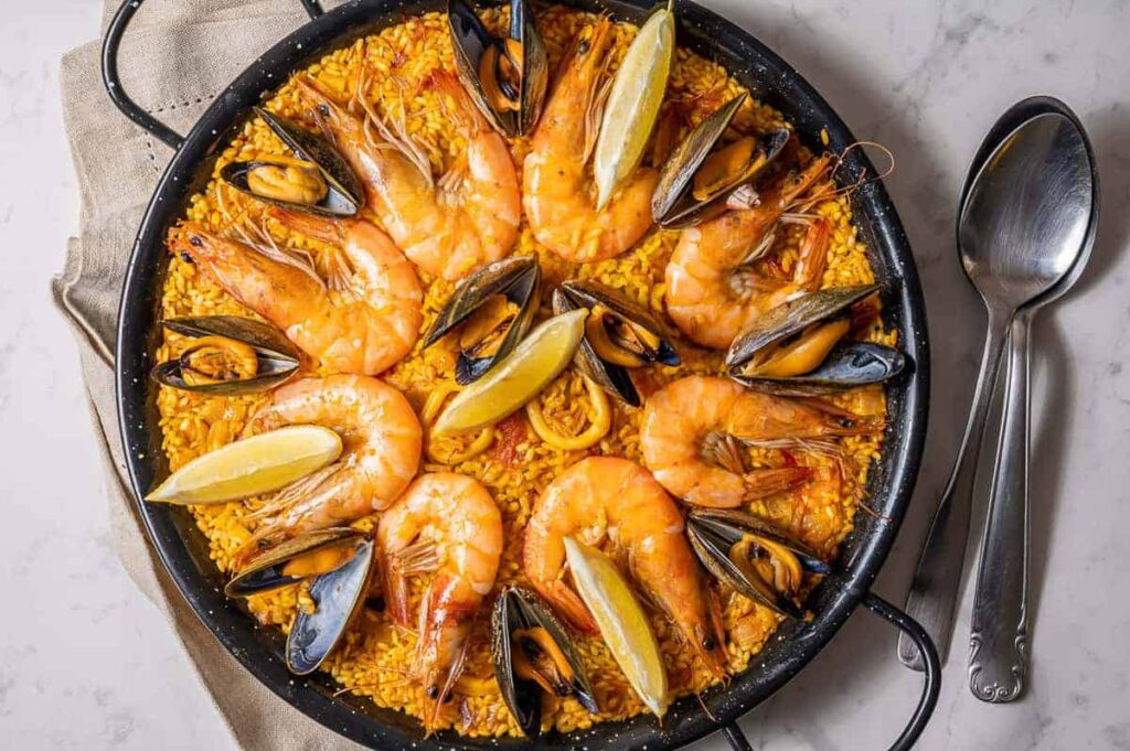 Seafood-Paella